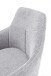 Polsterstuhl >JACKSON< Drehfunktion 180°, in lichtgrau, Capulet - 57x84x57cm (BxHxT)