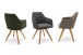 Polsterstuhl >REDDING< in cappuccino - 57x85x62 (BxHxT)