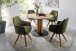 Polsterstuhl >REDDING< in oliv, Arizona & Mercury Stoffmix - 57x85x62cm (BxHxT)