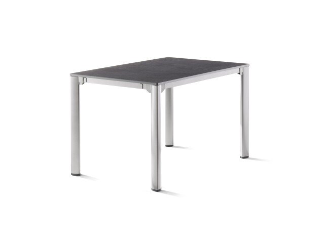 Gartentisch >Exclusiv< in Schiefer anthrazit, vivodur ® - 120x74x80cm (BxHxT)