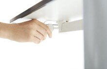 Gartentisch >Exclusiv< in Schiefer anthrazit, vivodur ® - 120x74x80cm (BxHxT)