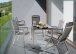 Gartentisch >Exclusiv< in Schiefer anthrazit, vivodur ® - 120x74x80cm (BxHxT)