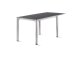Gartentisch >Exclusiv< in Schiefer anthrazit, vivodur ® - 120x74x80cm (BxHxT)