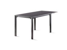 Gartentisch >Exclusiv< in Schiefer anthrazit, vivodur ® - 120x74x80cm (BxHxT)