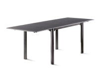 Gartentisch >Exclusiv< in Schiefer anthrazit, vivodur ® - 120x74x80cm (BxHxT)