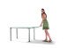Gartentisch >Exclusiv< in Schiefer anthrazit, vivodur ® - 120x74x80cm (BxHxT)