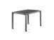 Gartentisch >Exclusiv< in Schiefer anthrazit, vivodur ® - 120x74x80cm (BxHxT)