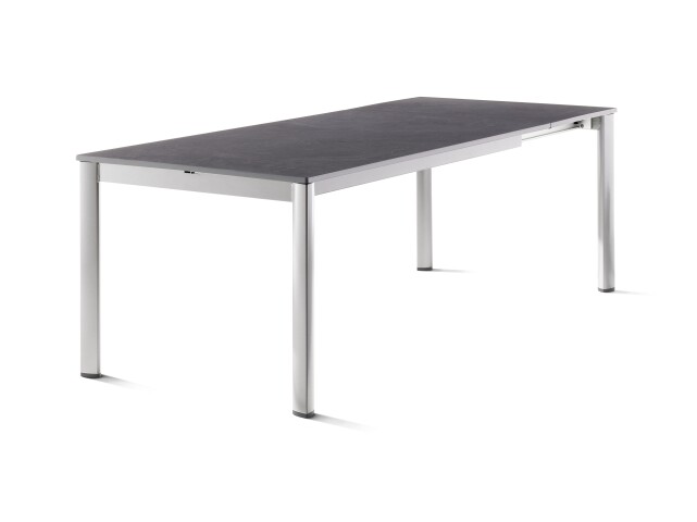 Gartentisch >Exclusiv< in Schiefer anthrazit, vivodur ® - 165x75x95cm (BxHxT)
