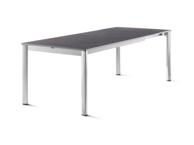Gartentisch >Exclusiv< in Schiefer anthrazit, vivodur ® - 165x75x95cm (BxHxT)
