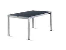 Gartentisch >Exclusiv< in Schiefer anthrazit, vivodur ® - 165x75x95cm (BxHxT)
