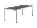 Gartentisch >Exclusiv< in Schiefer anthrazit, vivodur ® - 165x75x95cm (BxHxT)