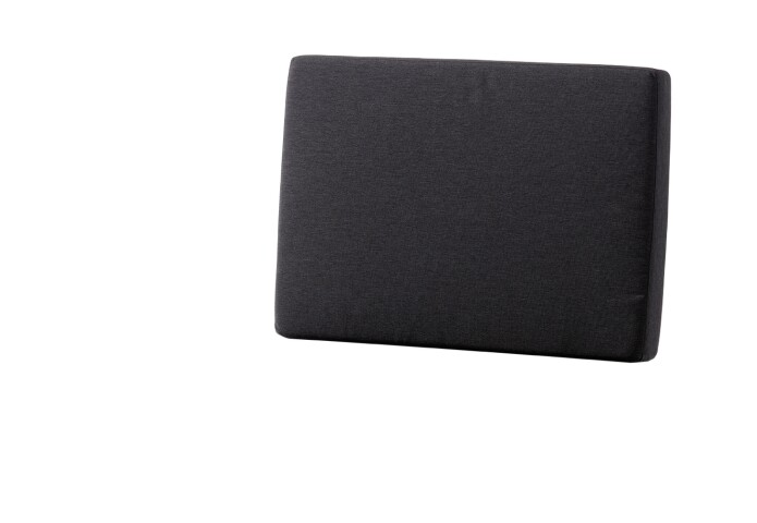 Rückenkissen >Lugo< in Dunkelgrau, Polypropylen, Polyester - 61x8x42cm (BxHxT)