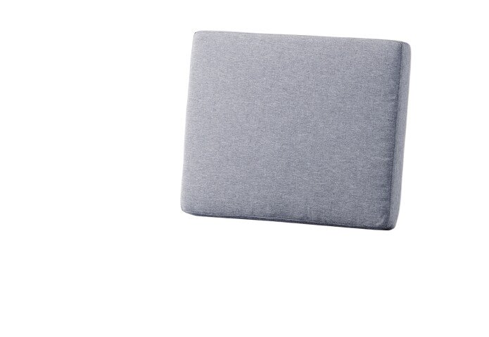 Rückenkissen >Lugo< in Hellgrau, Polypropylen, Polyester - 53,5x8x42cm (BxHxT)