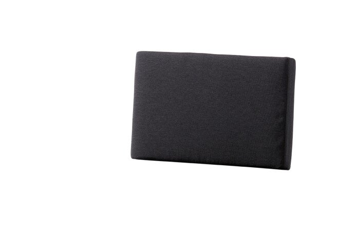 Auflagekissen >Lugo< in Dunkelgrau, Polypropylen - 53x8x34cm (BxHxT)