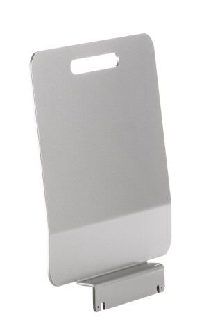 Rückenlehne >Lugo< in graphit, Aluminium - 44x45x8cm (BxHxT)
