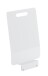Rückenlehne >Lugo< in weiss, Aluminium - 44x45x8cm (BxHxT)