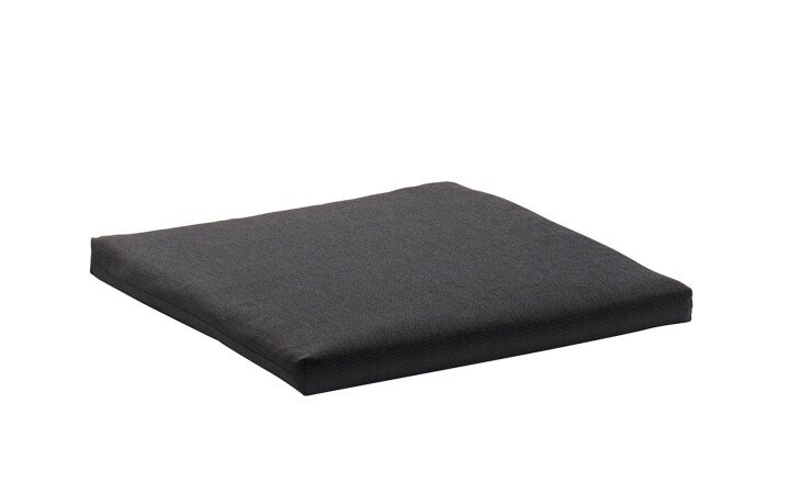 Sitzkissen >Rimini< in Anthrazit, Polyacryl - 48x4x44cm (BxHxT)