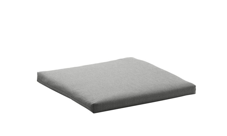 Sitzkissen >Rimini< in Grau, Polyacryl - 48x4x44cm (BxHxT)