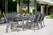 Klappstuhl >Royal< in Grau, Textilux®-Kunstfasergewebe - 75x112x63cm (BxHxT)