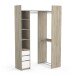 Kleiderschrank >SWING< in Kronberg Eiche - 199,7x218,3x43,9cm (BxHxT)