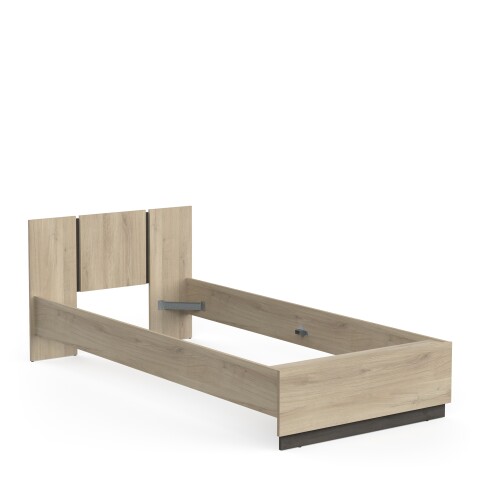 Bettgestell >WATSON< in Eiche Waterford - 204,3x71,7x98,3cm (BxHxT)