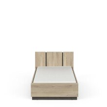 Bettgestell >WATSON< in Eiche Waterford - 204,3x71,7x98,3cm (BxHxT)