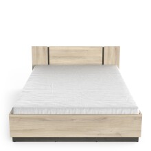 Bettgestell >WATSON< in Kronberg Eiche - 148,3x71,7x204,3 cm B/H/T