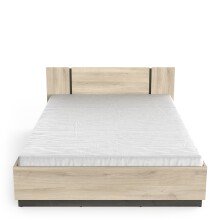 Bettgestell >WATSON< in Kronberg Eiche - 148,3x71,7x204,3 cm B/H/T