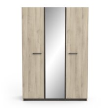 Drehtürenschrank >WATSON< in Kronberg Eiche - 133,5x191,5x51,4cm (BxHxT)