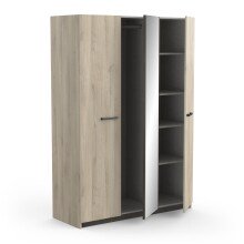 Drehtürenschrank >WATSON< in Kronberg Eiche - 133,5x191,5x51,4cm (BxHxT)