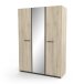 Drehtürenschrank >WATSON< in Kronberg Eiche - 133,5x191,5x51,4cm (BxHxT)