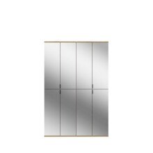 Garderoben-Set >Projekt X< in Artisan Eiche / Spiegelglas - 122x193x34cm (BxHxT)
