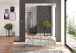 Garderoben-Set >Projekt X< in Artisan Eiche / Spiegelglas - 122x193x34cm (BxHxT)