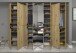 Garderoben-Set >Projekt X< in Artisan Eiche / Spiegelglas - 244x193x34cm (BxHxT)