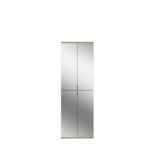 Garderoben-Set >Projekt X< in Artisan Eiche / Spiegelglas - 122x193x34cm (BxHxT)