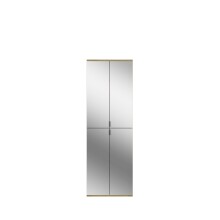 Garderoben-Set >Projekt X< in Artisan Eiche / Spiegelglas - 183x193x34cm (BxHxT)