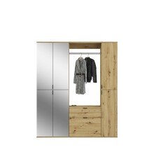Garderoben-Set >Projekt X< in Artisan Eiche /...