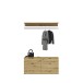 Garderoben-Set >Projekt X< in Artisan Eiche - 212x193x34cm (BxHxT)