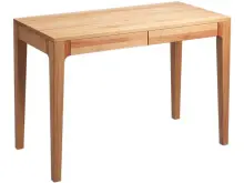 Schreibtisch >Timo< in Kernbuche aus Massivholz -...