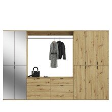 Garderoben-Set >Projekt X< in Artisan Eiche -...