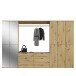 Garderoben-Set >Projekt X< in Artisan Eiche - 273x193x34cm (BxHxT)