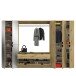 Garderoben-Set >Projekt X< in Artisan Eiche - 273x193x34cm (BxHxT)
