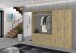Garderoben-Set >Projekt X< in Artisan Eiche - 273x193x34cm (BxHxT)