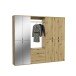 Garderoben-Set >Projekt X< in Artisan Eiche - 213x193x34cm (BxHxT)