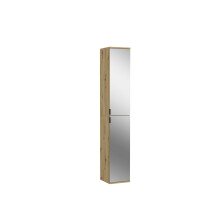 Spiegelschrank >Projekt X< in Artisan Eiche / Spiegelglas - 30x193x34cm (BxHxT)