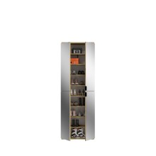 Spiegelschrank >Projekt X< in Artisan Eiche / Spiegelglas - 61x193x34cm (BxHxT)
