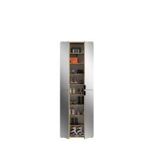 Spiegelschrank >Projekt X< in Artisan Eiche / Spiegelglas - 61x193x34cm (BxHxT)