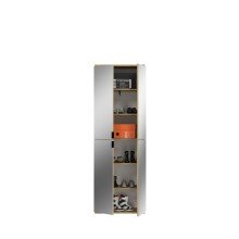 Spiegelschrank >Projekt X< in Artisan Eiche / Spiegelglas - 61x193x34cm (BxHxT)