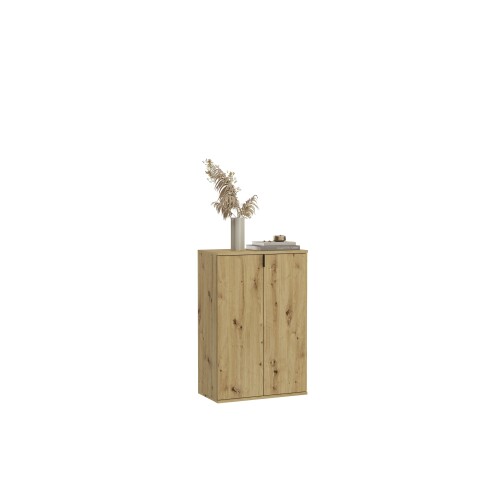 Schuhkommode >Projekt X< in Artisan Eiche - 61x99x34cm (BxHxT)
