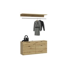 Kommode >Projekt X< in Artisan Eiche - 121x34cm (BxT)